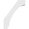Ekena Millwork 4-in. W x 18-in. D x 24-in. H Imperial Architectural Grade PVC Knee Brace BRCP04X18X24IMP - alternate 6